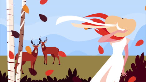 día de otoño en el bosque