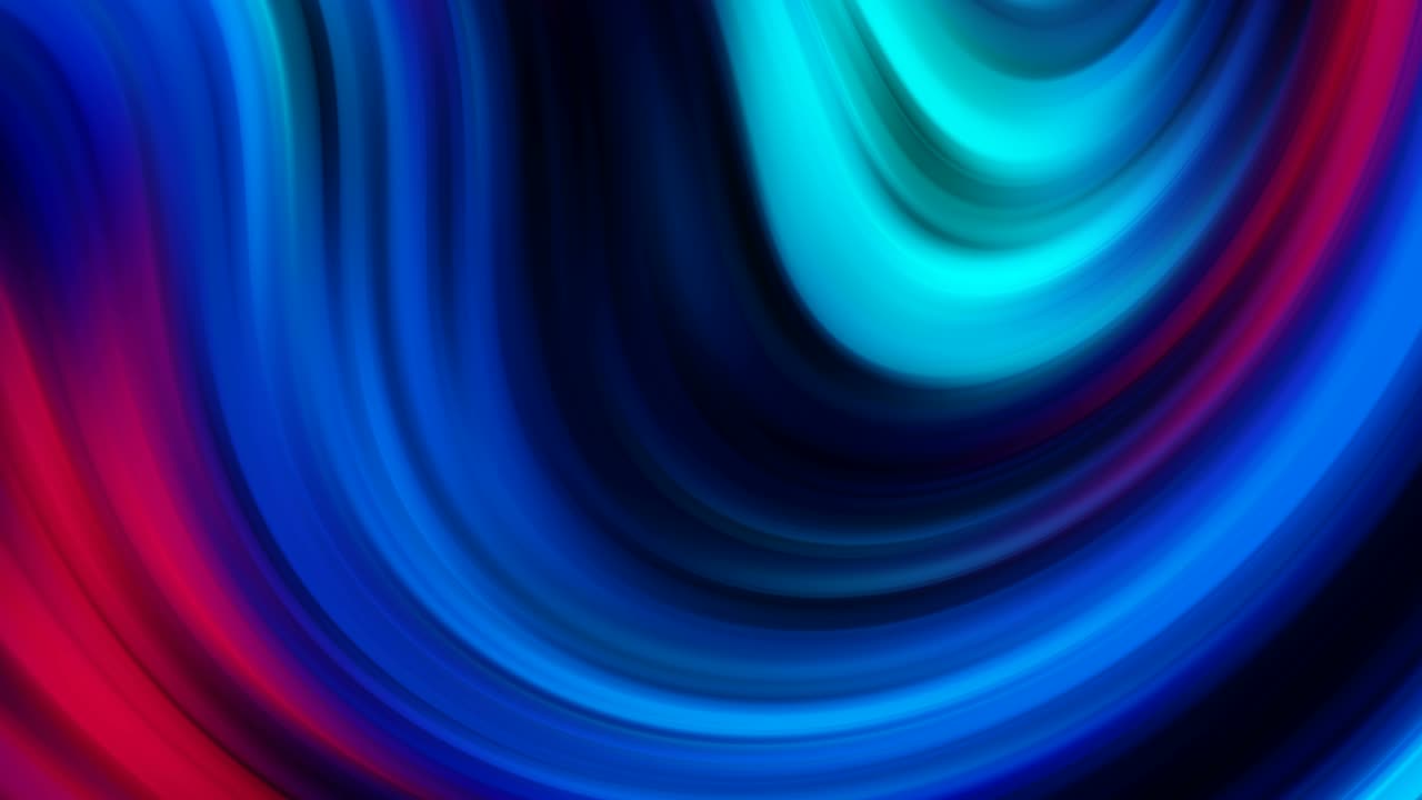 bucle sin costuras en 4k diseño creativo de fondo 3d con colores de neón y gradientes líquidos. colores de neó gradientes vibrantes animación 3d. abstraac fondo de onda colorido bucle sin cuerdas.