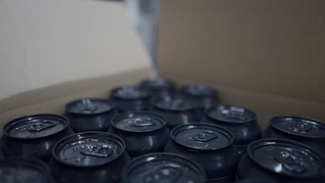box of cans