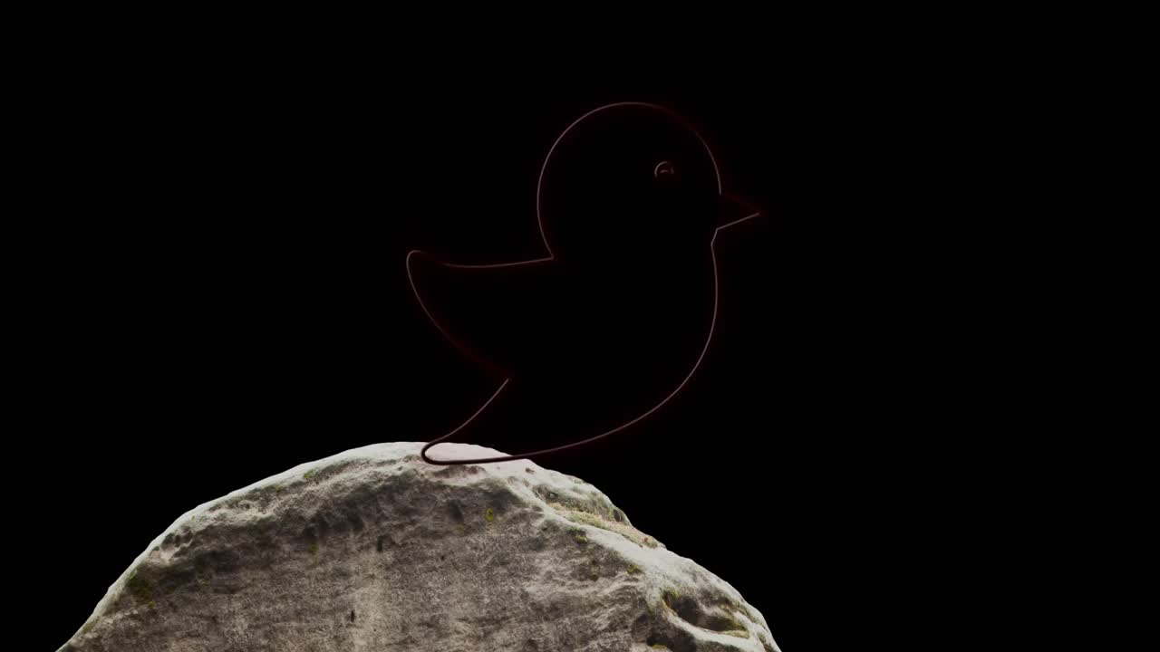 Hjerte neonskilt på murstensvæg 4k