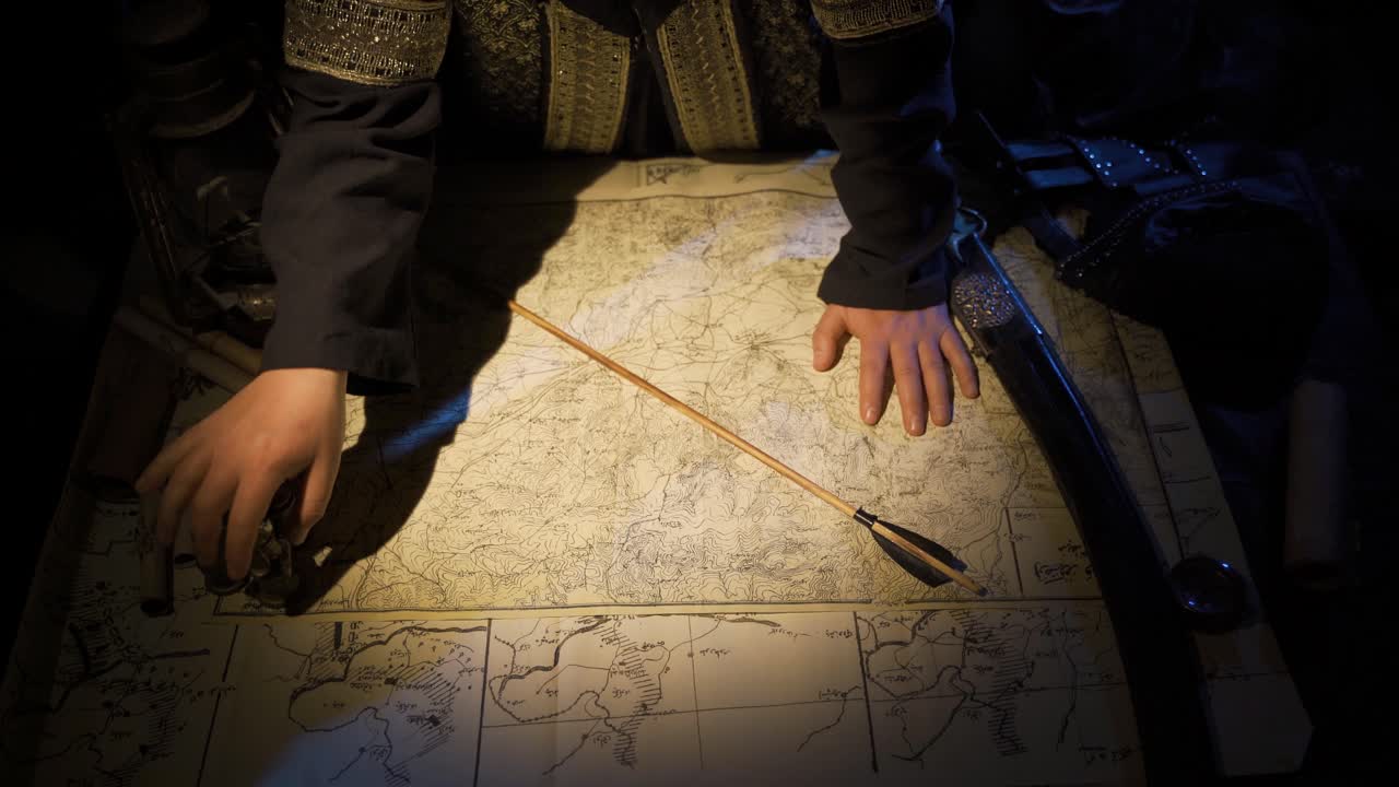 고대 시대의 전쟁 지도. 세계 전쟁 역사.