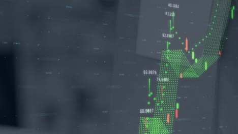 Animación-De-Estadísticas-Y-Procesamiento-De-Datos-Financieros-Sobre-Bloc-De-Notas