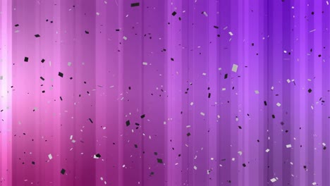 black and white confetti