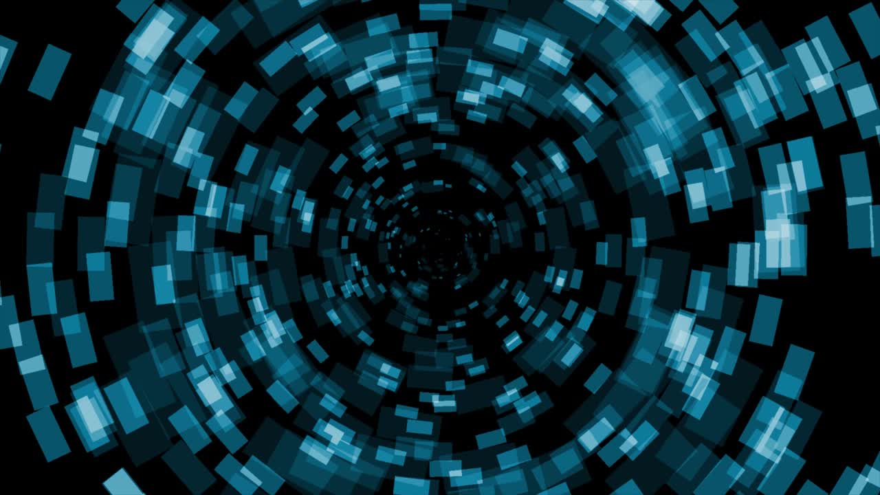 Abstract fly through Rectangles Background