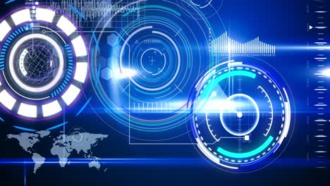 Animation-of-scopes-scanning-and-data-processing-over-digital-screen