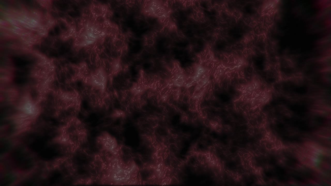 una sustancia de horror rojo oscuro que se mueve lentamente