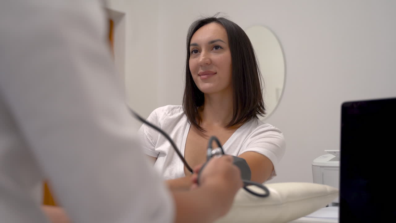Blood Pressure Measurement Of A Woman