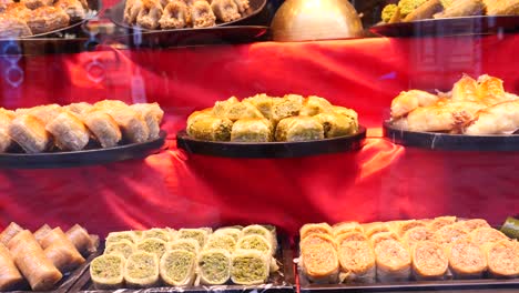 turkish baklava display