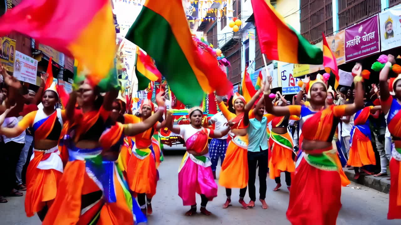 Vibrant Street Celebration
