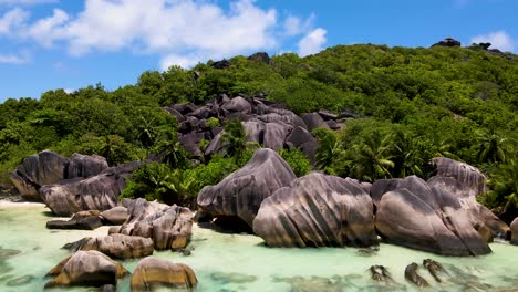 seychelles la digue rocks aerial drone52.mp4