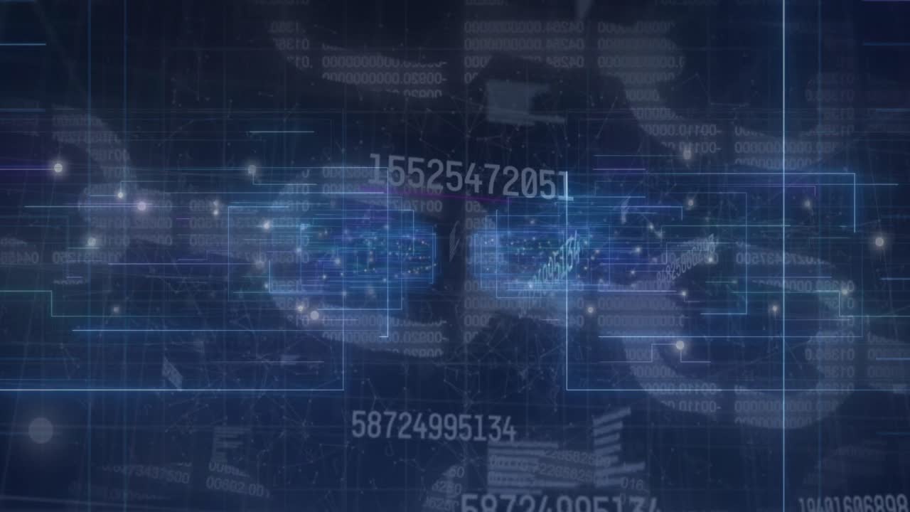 Animation af databehandling over kæder