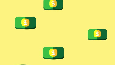 green dollar bills pattern