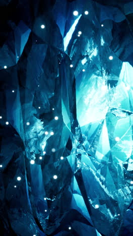 abstract blue and black crystal background