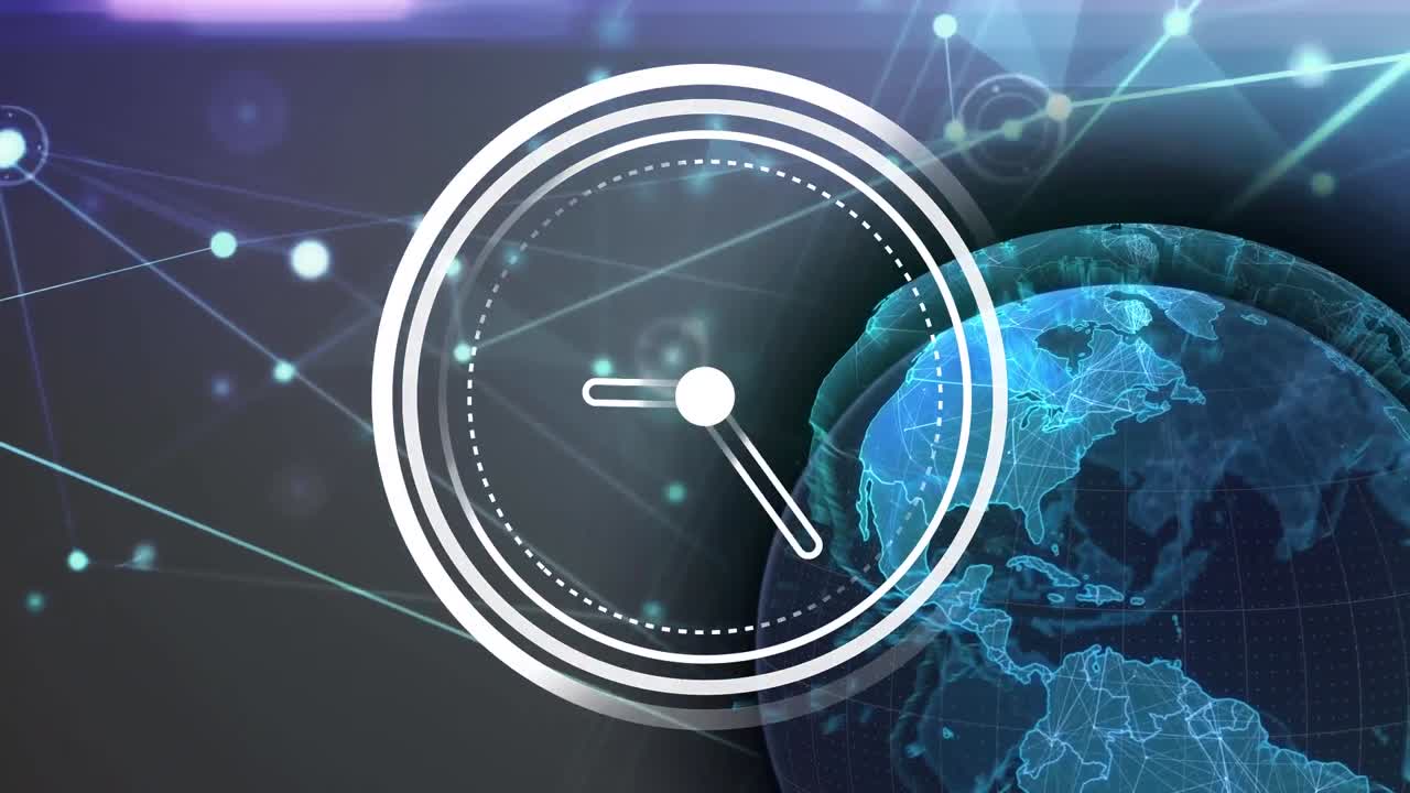 범위 스캐닝을 통한 연결 네트워크의 애니메이션