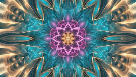 vibrant abstract kaleidoscope pattern