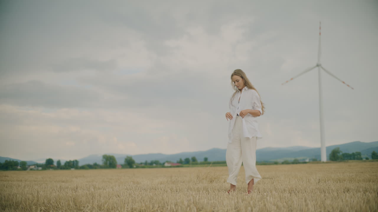 Pensive Woman's Expression