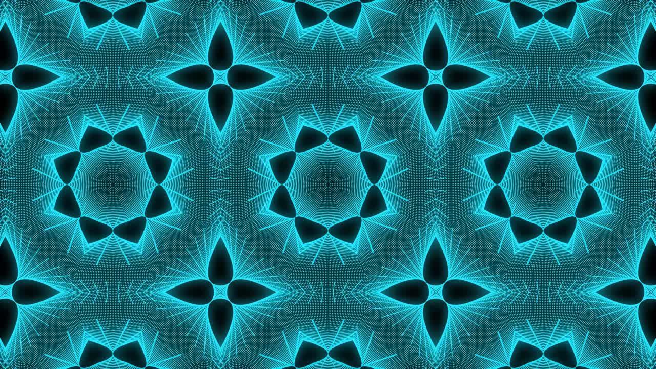 patrón de luz azul diseño gótico animación gráficos de movimiento