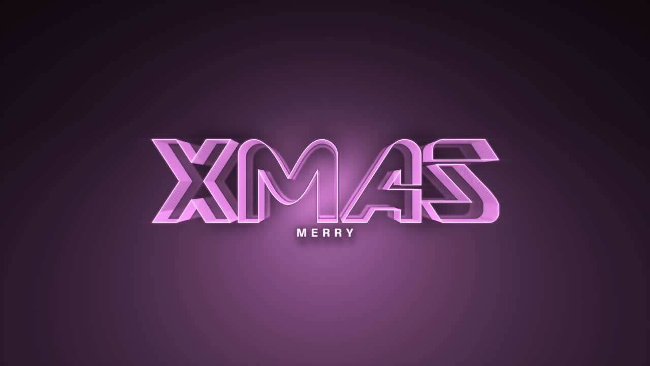 texto de feliz navidad monocromático oscuro en degradado púrpura
