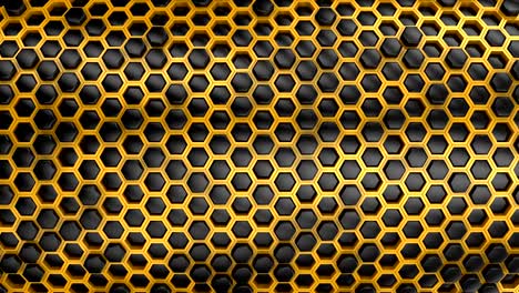 el fondo de los hexágonos