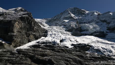 glaciar eiger - suiza orbita de aviones no tripulados de 4k