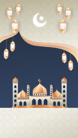 motion graphic of instagram stories collection for islamic ramadan celebration