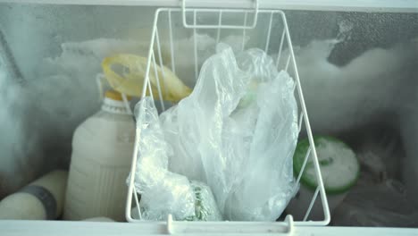 inside of a refrigerator