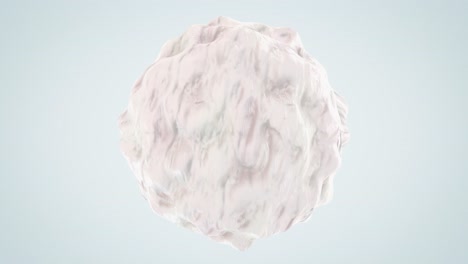 White-wavy-Snow-ball-in-light-background---Animation