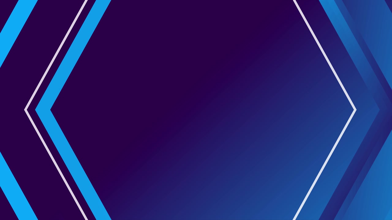 Sfondo astratto con gradiente blu e viola e forme geometriche in movimento