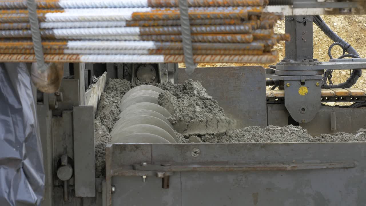 콘크리트 포장 공사의 완전 기계화 공정