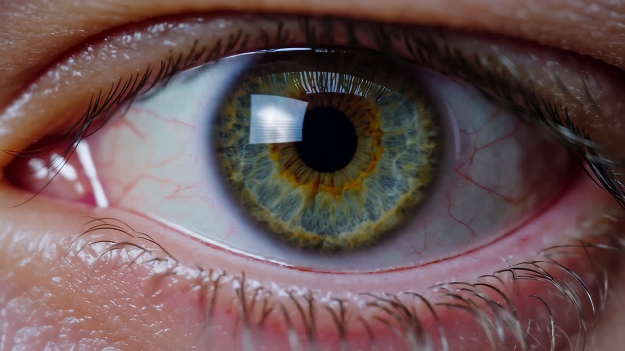 primer plano de un ojo humano