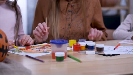 family halloween art project