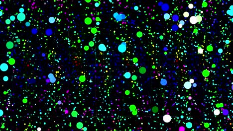 colourful particles abstract motion background