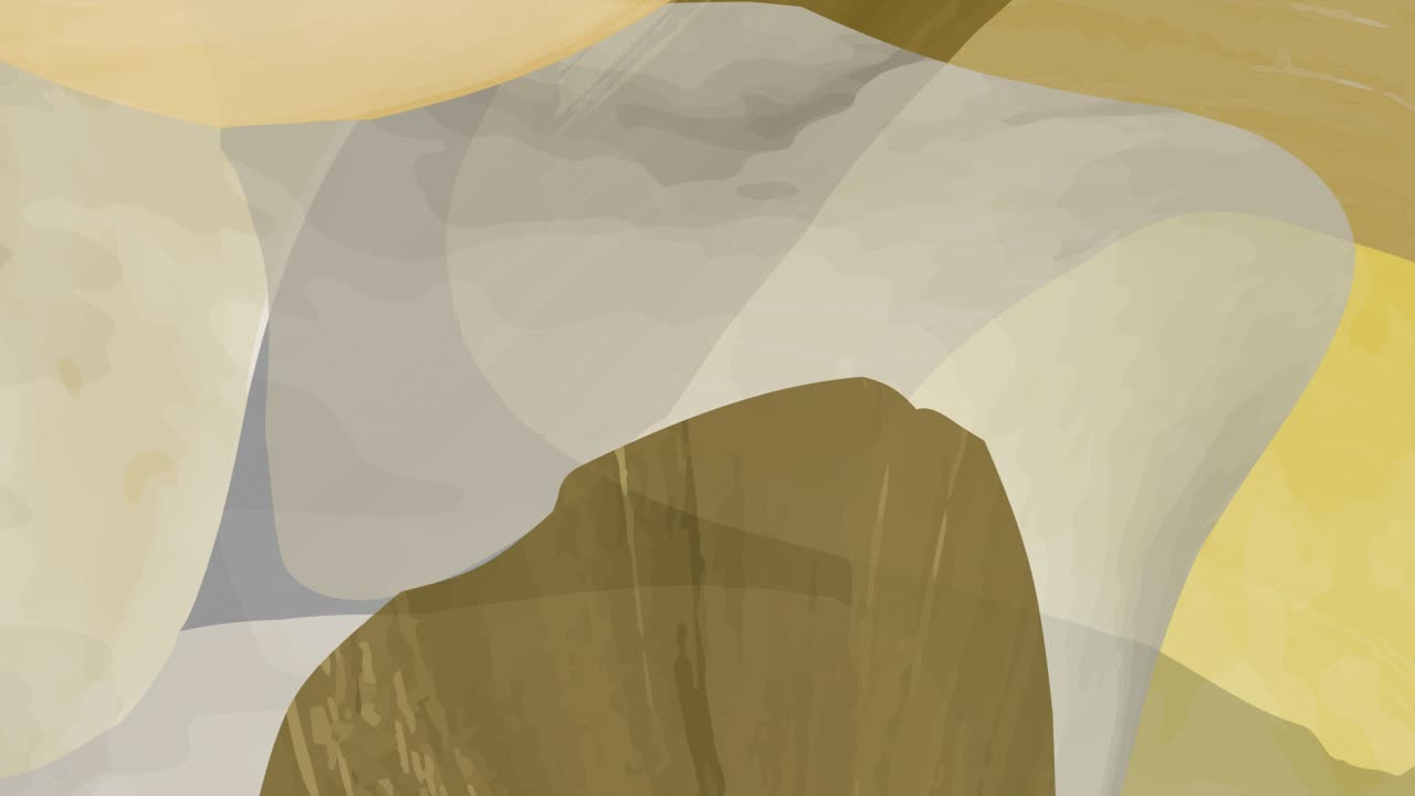 patrón de bucle sin costuras con composiciones minimalistas abstractas de manchas de acuarela pintadas a mano en un fondo claro para su diseño. movimiento gráfico 4k