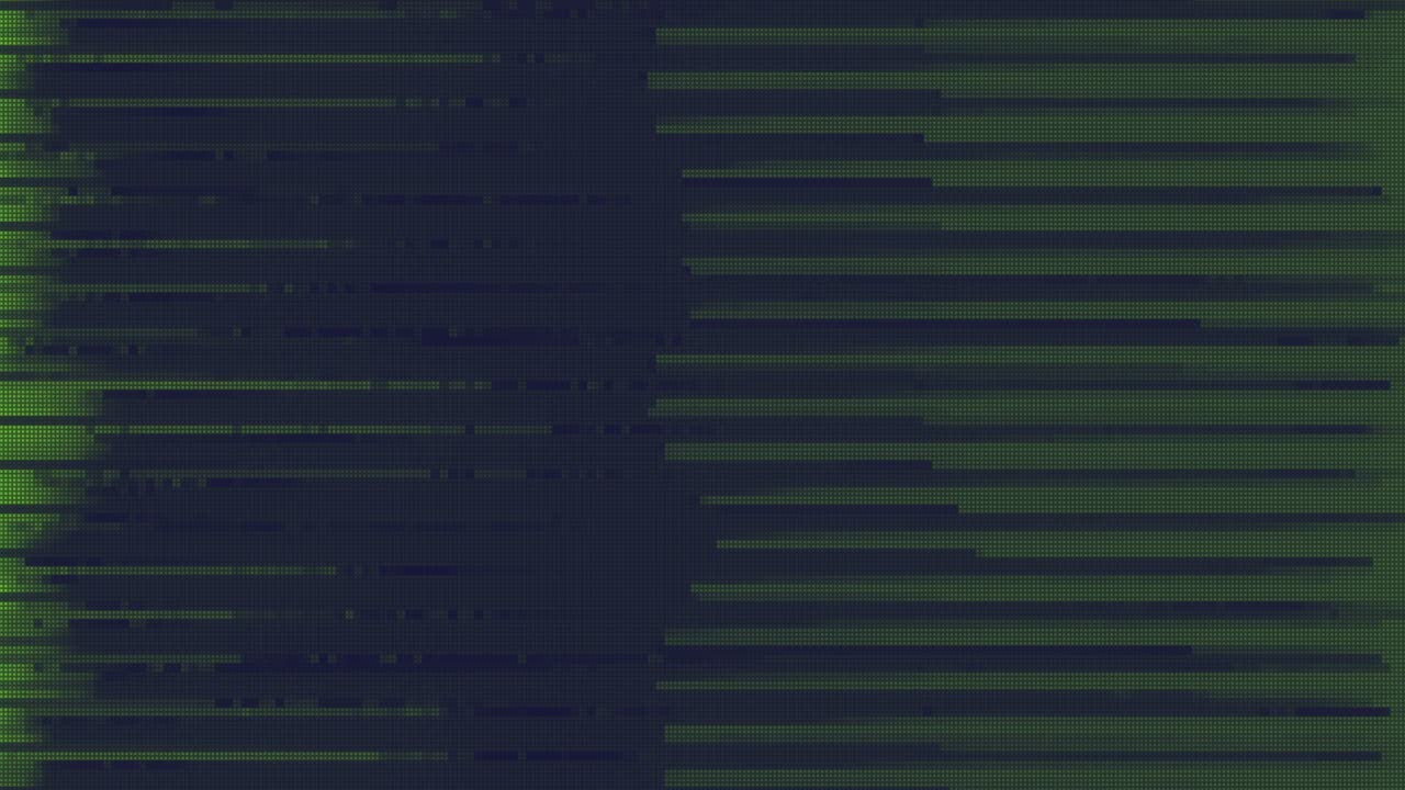 diseño único abstracto animación digital ruido de píxeles error de fallo daño de video