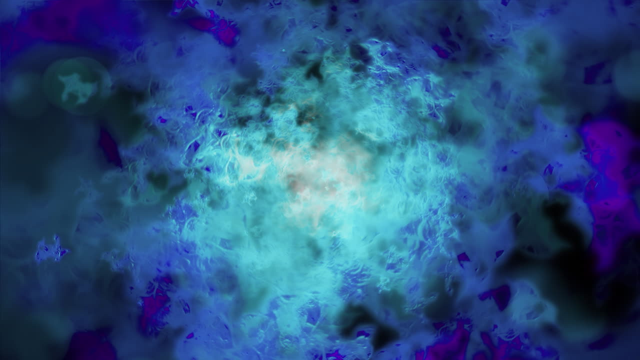 Abstract Glowing Blue and Purple Explosion