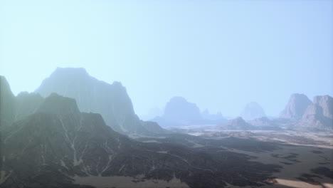 área desértica del cañón de la roca roja roja