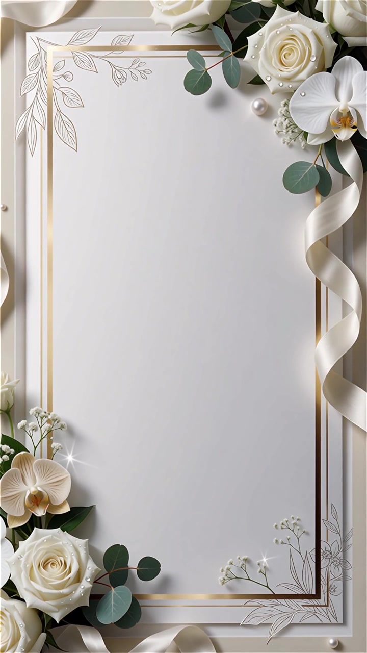 Minimalist Luxury Wedding Invitation Background