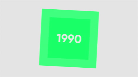 green square with 1990