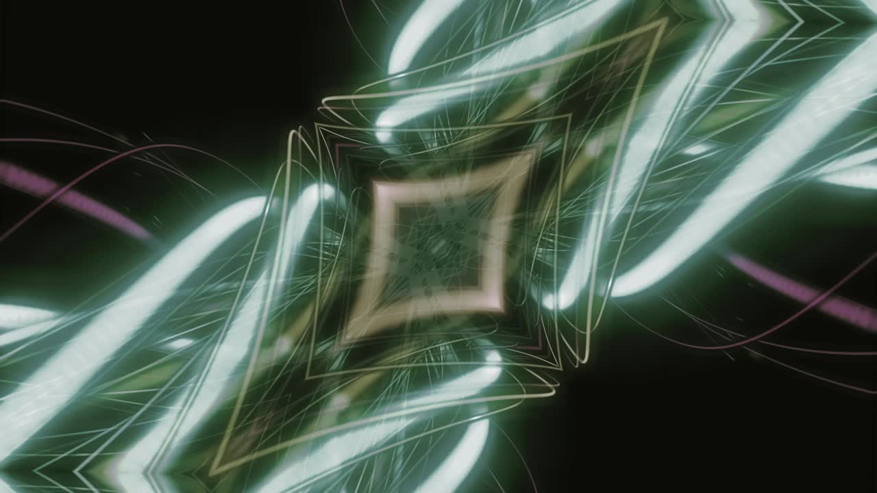 líneas geométricas vj bucle de movimiento