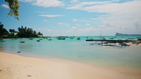 Tropical-empty-beach