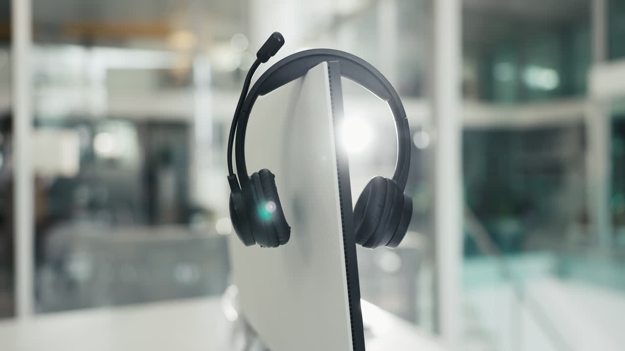 Headset in an office environment