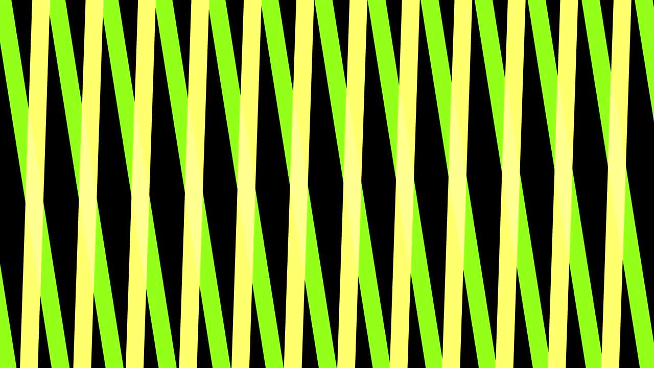 교차된 색의 줄무로 구성된 애니메이션입니다.