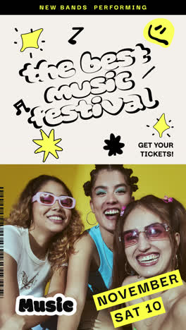 the best music festival advertisement