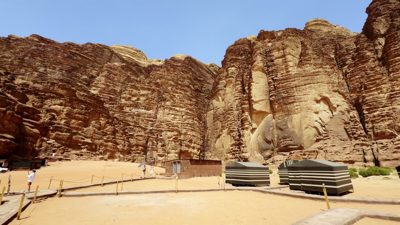 campamento del desierto en wadi rum