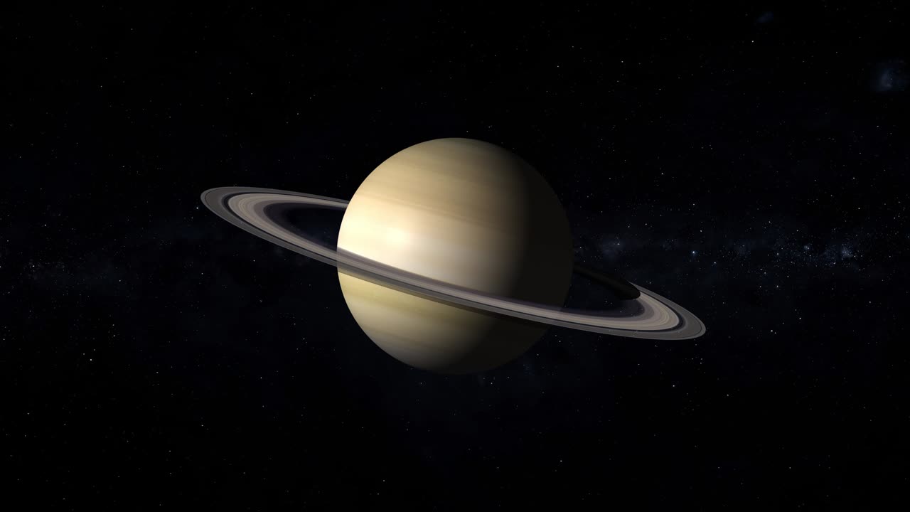 Saturn is the sixth planet from the Sun