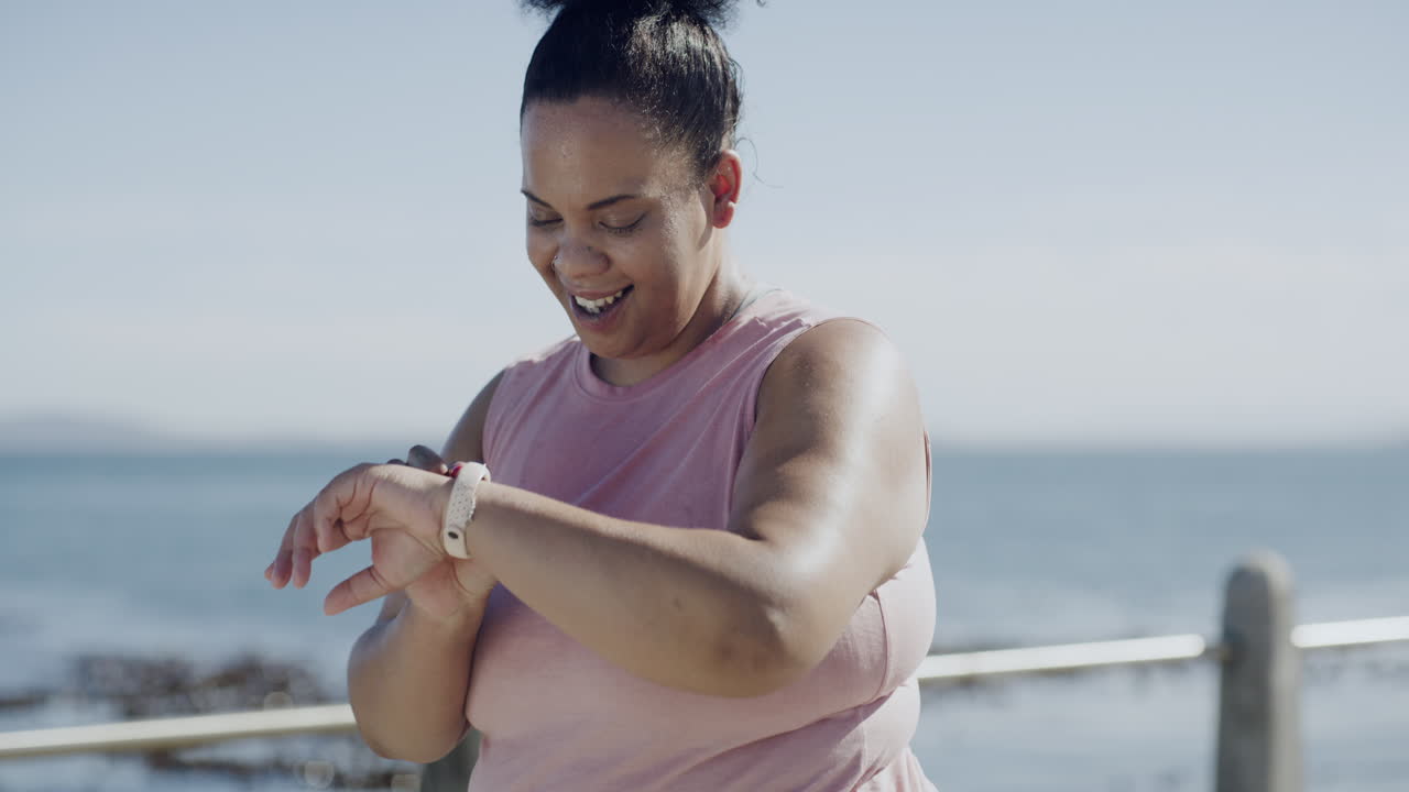 One plus size woman starting a weight loss journey