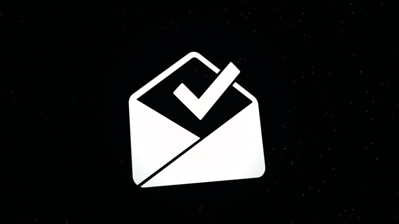Abstract Digital Art and Email Icon