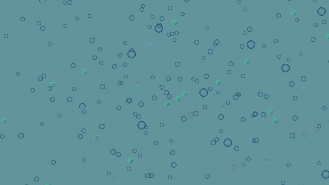 иллюстрированные пузырьковые мыла на голубом красочном фоне. абстрактный пузёрь, плавающий вокруг