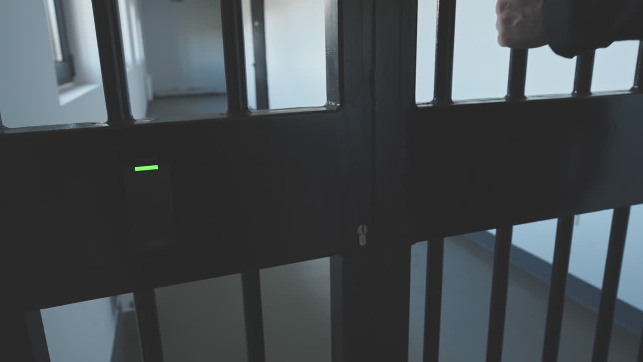 Prison Cell Door Opening