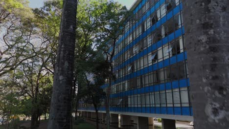 brasilia superblock drone apartment building